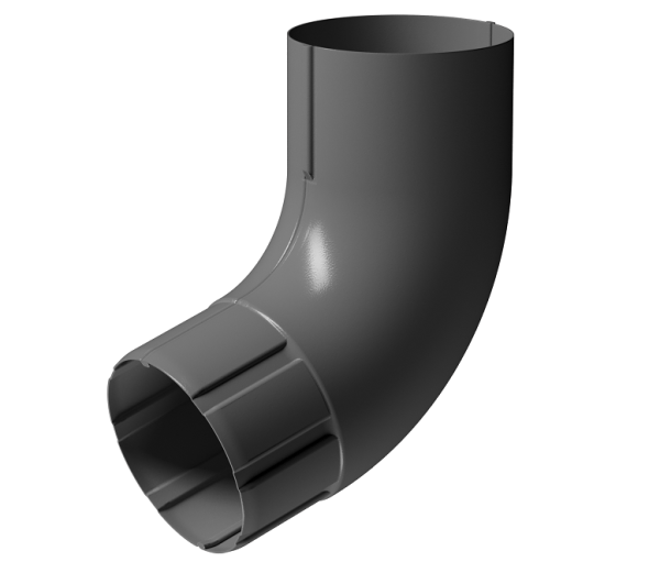 Колено 72° D90 Döcke STAL PREMIUM Графит, (RAL 7024) купить в Дмитрове