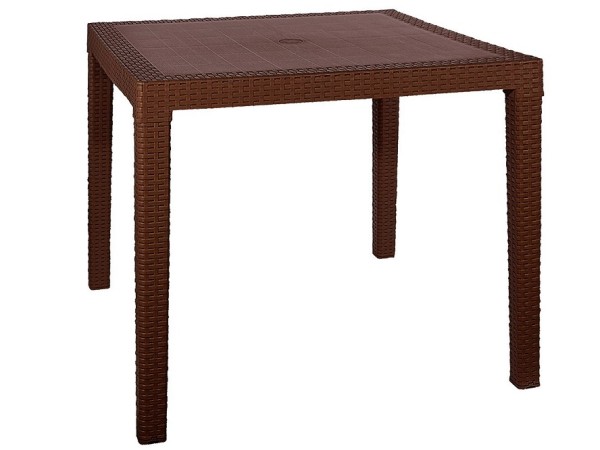 Стол квадратный FIJI Quatro Table Коричневый купить в Дмитрове
