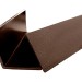 Уголок ДПК для сайдинга 70x70x3000мм Коричневый купить в Дмитрове