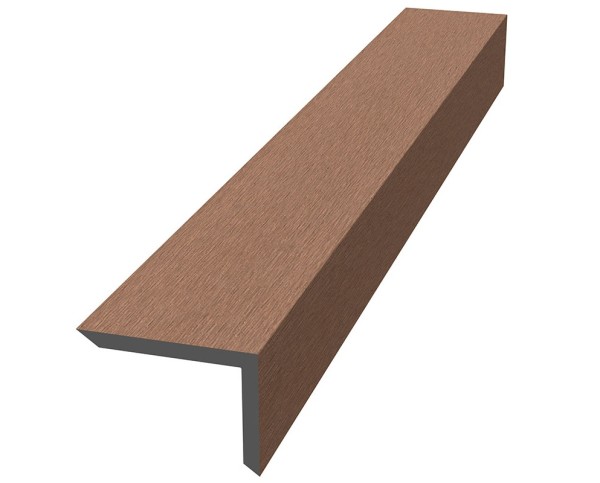 Уголок ДПК для террасной доски NauticPrime, 60x40x2900мм Кедр купить в Дмитрове