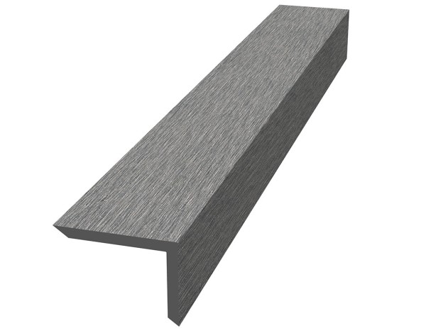 Уголок ДПК для террасной доски NauticPrime, 60x40x2900мм Тёмно-серый купить в Дмитрове
