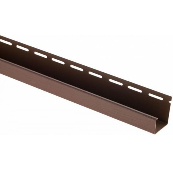 J-профиль Люкс Крашенный, T-15, ВН, Тёмный Орех купить в Дмитрове