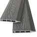 Заборная панель шип-паз EasyDecking Wood-Х 146х20 Серый купить в Дмитрове