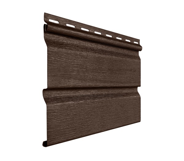 Виниловый сайдинг fineber (файнбер) - серия "стандарт", коричневый купить в Дмитрове