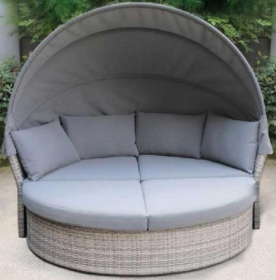 Диван-Трансформер AFINA плетеный из иск. ротанга AFM-325G Grey купить в Дмитрове