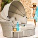 Диван-Трансформер AFINA плетеный из иск. ротанга AFM-325 Beige купить в Дмитрове