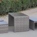Диван-Трансформер AFINA плетеный из иск. ротанга S330G-W78 Grey купить в Дмитрове