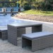 Диван-Трансформер AFINA плетеный из иск. ротанга S330G-W78 Grey купить в Дмитрове