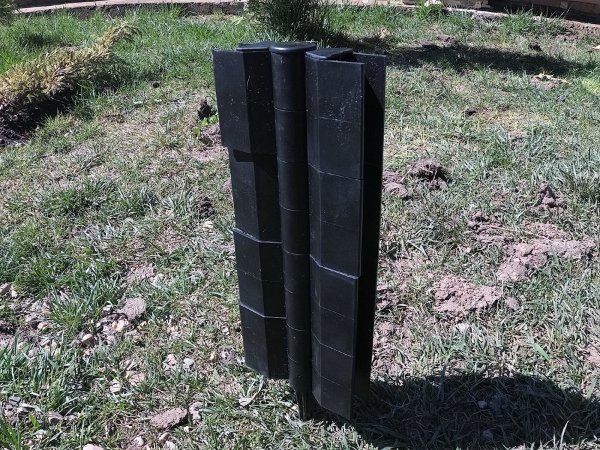 Угловой элемент поворотный, пластиковый от 60° до 300° для доски 300х30 мм из ДПК чёрный Holzhof купить в Дмитрове