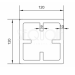 Столб SEQUOIA Evolution 3D WOOD GRAY купить в Дмитрове