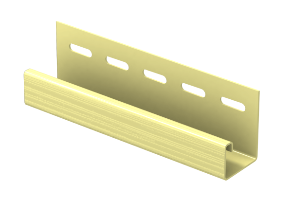 J-планка Ю-пласт Классика кремовая купить в Дмитрове