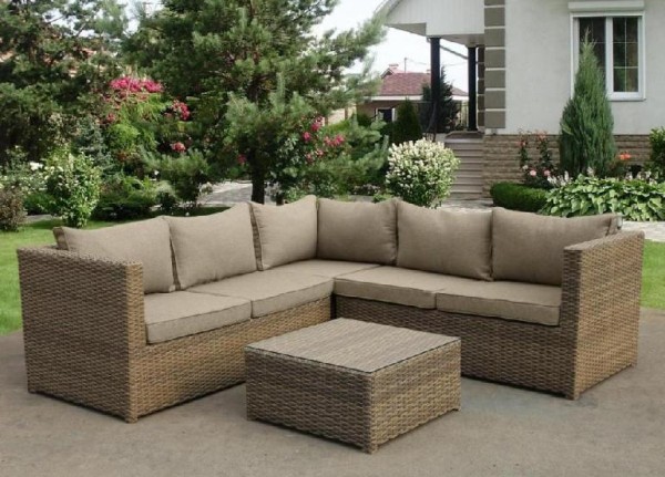 Комплект мебели AFINA плетеной из иск. ротанга YR825B Beige купить в Дмитрове