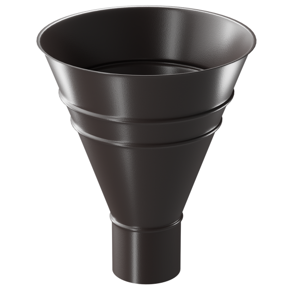 Воронка водосборная Döcke STAL PREMIUM, Шоколад купить в Дмитрове