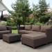 Комплект мебели AFINA плетеной из иск. ротанга YR821A Brown/Beige купить в Дмитрове