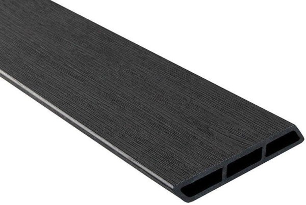 Доска Ромбус 3D ДПК Outdoor STORM BLACK черная купить в Дмитрове