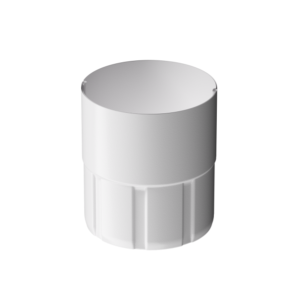 Муфта соединительная для водостока Döcke STAL PREMIUM, Пломбир купить в Дмитрове