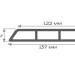 Доска Ромбус 3D ДПК Outdoor STORM GREY серая микс купить в Дмитрове