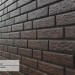 Фасадная панель Ю-Пласт Стоун Хаус Кирпич Коричневый купить в Дмитрове