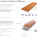 Фибросайдинг DECOVER 3600 x 190 x 8 мм Mokko купить в Дмитрове