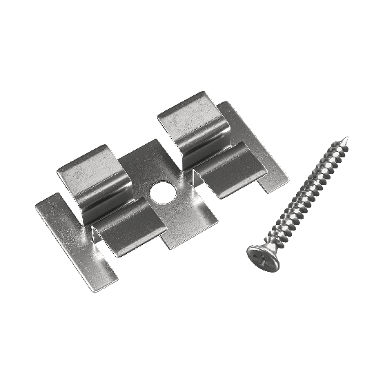 Клипса с саморезом, Grinder шовный монтаж 5 mm купить в Дмитрове