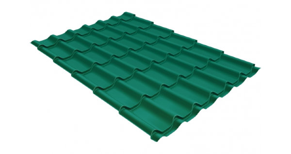 Металлочерепица классик 0,5 Satin RAL 5021 купить в Дмитрове