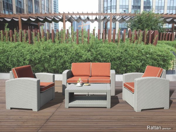 Уличные диваны и кресла коллекции Rattan Premium 4 купить в Дмитрове