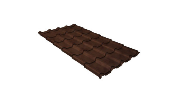 Металлочерепица камея 0,45 Safari Twincolor Brown купить в Дмитрове