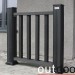 Ограждение из ДПК Outdoor Классик 3D STORM чёрный купить в Дмитрове