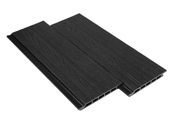 Фасадная панель из ДПК Deckart Vista 3D с текстурой дерева Графит купить в Дмитрове