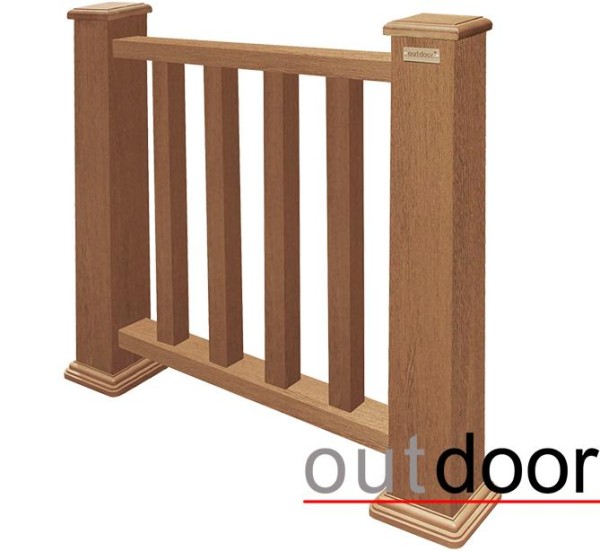 Ограждение из ДПК Outdoor Классик 3D STORM дуб купить в Дмитрове