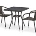 Комплект плетеной мебели AFINA из иск. ротанга T282BNT/Y137C-W53 Brown 2Pcs купить в Дмитрове