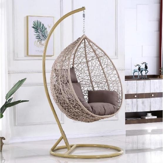 Кресло Подвесное из искусственного ротанга AFM-169A-LB Beige купить в Дмитрове