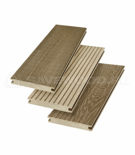Террасная доска SW Fraxinus (R) полнотелая «SaveWood» Тик купить в Дмитрове