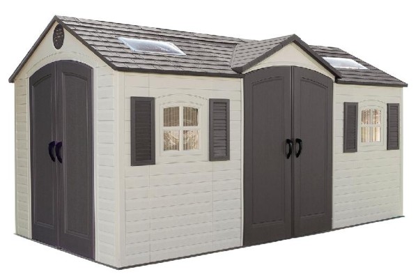 Сарай пластиковый LifeTime 15x8 DD купить в Дмитрове