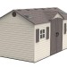 Сарай пластиковый LifeTime 15x8 DD купить в Дмитрове