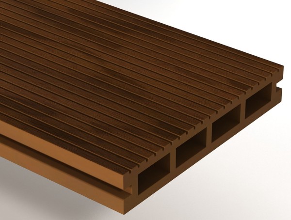 Террасная доска из ДПК WOODVEX Expert Тик купить в Дмитрове