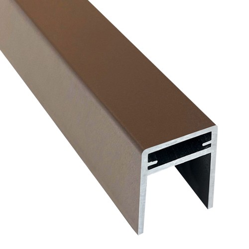 П-профиль Алюминиевый EasyDecking 35x25 Венге купить в Дмитрове