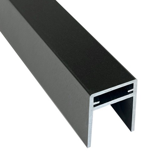 П-профиль Алюминиевый EasyDecking 35x25 Черное дерево купить в Дмитрове