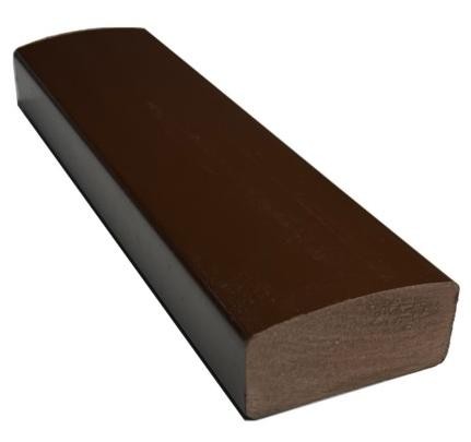 Лавочный брус Ecodecking Некст полнотелый глянцевый 70х35 шоколад купить в Дмитрове