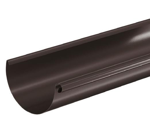 Водосток Aquasistem, система 125x90 - Водосточный желоб 3.00м RR 32 Тёмно Коричневый купить в Дмитрове