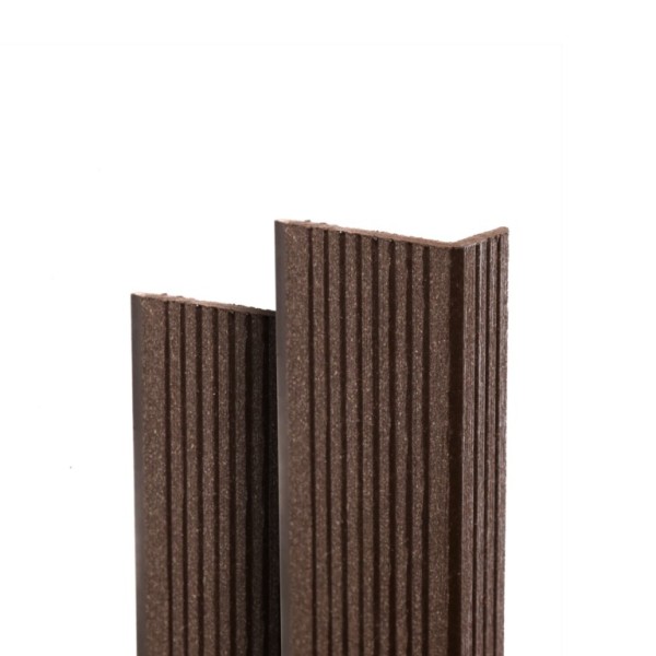Угол торцевой Ecodecking Техно 70х35x3000 Шоколад купить в Дмитрове