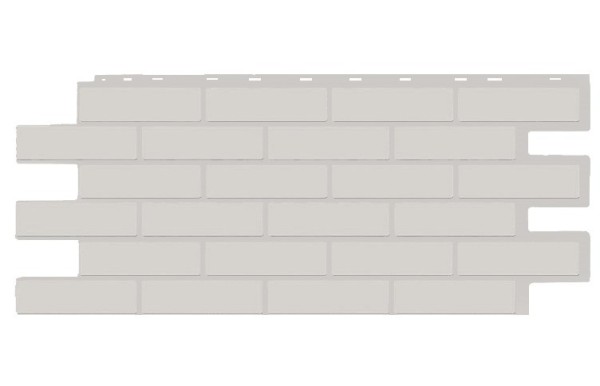 Фасадная панель T-Siding Кирпич Модерн Эко Уайт купить в Дмитрове