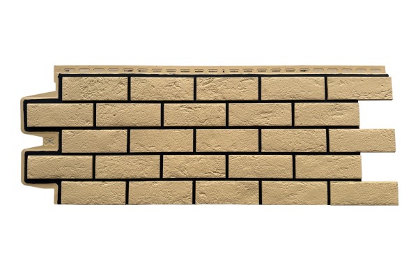 ФП Grand Line состаренный кирпич премиум Песочный (шов RAL 9005) купить в Дмитрове