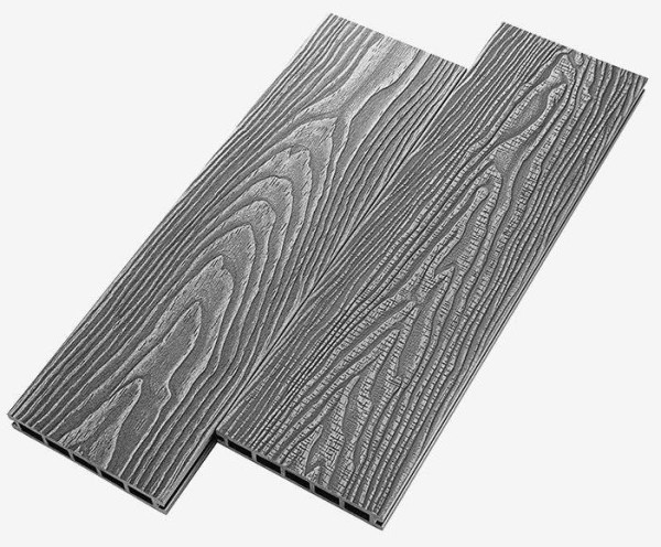 Террасная доска из ДПК RusDecking Unodeck Vintage - Серый купить в Дмитрове